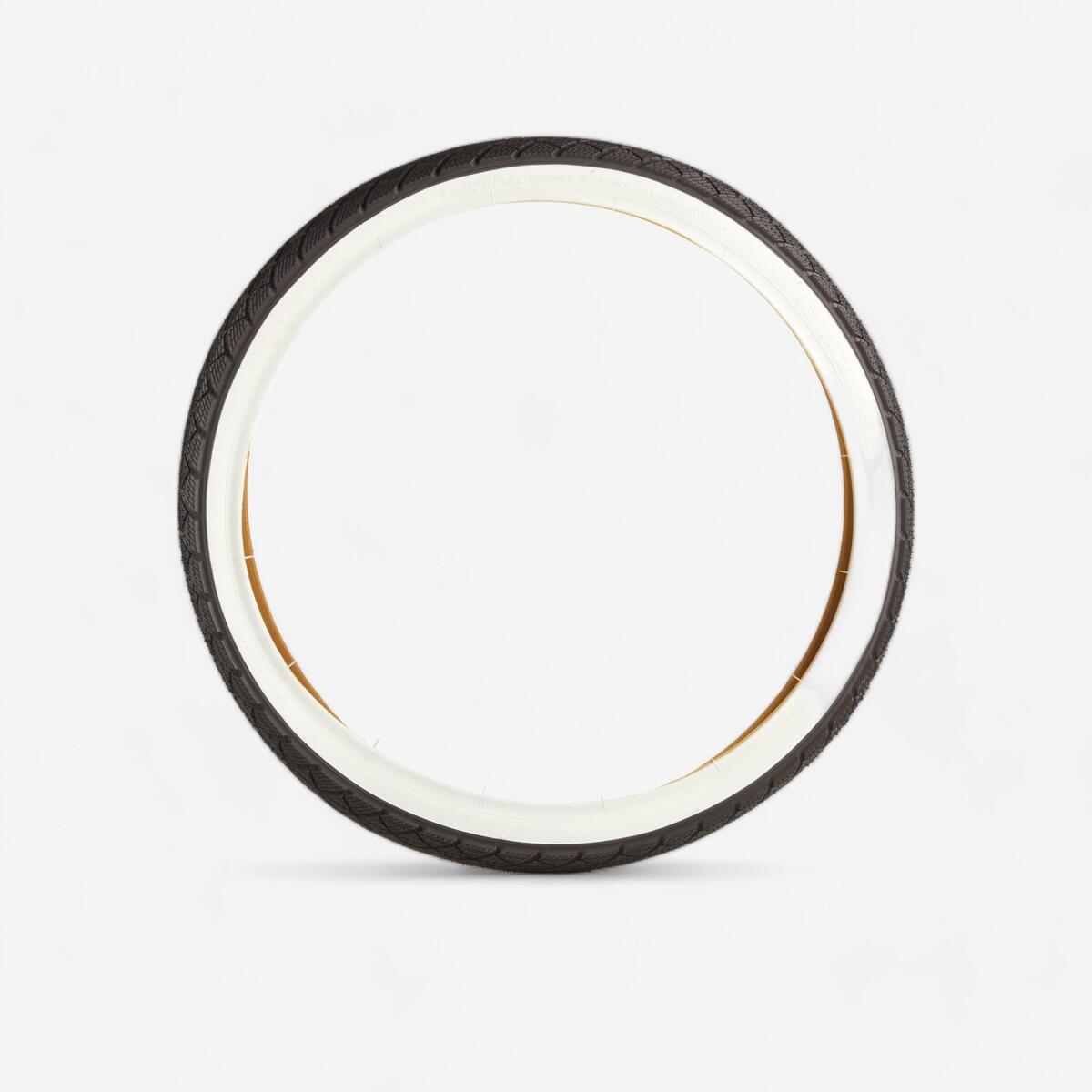 Pneu vélo enfant tringle rigide 20x1.75 / etrto 44-406 noir à flanc blanc