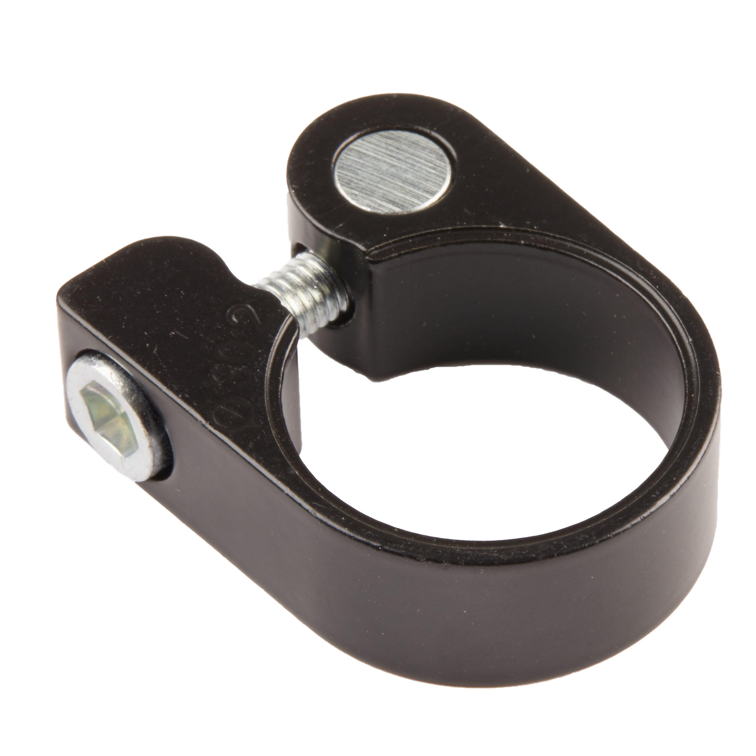 Collier de selle à vis 30 mm noir 2/2