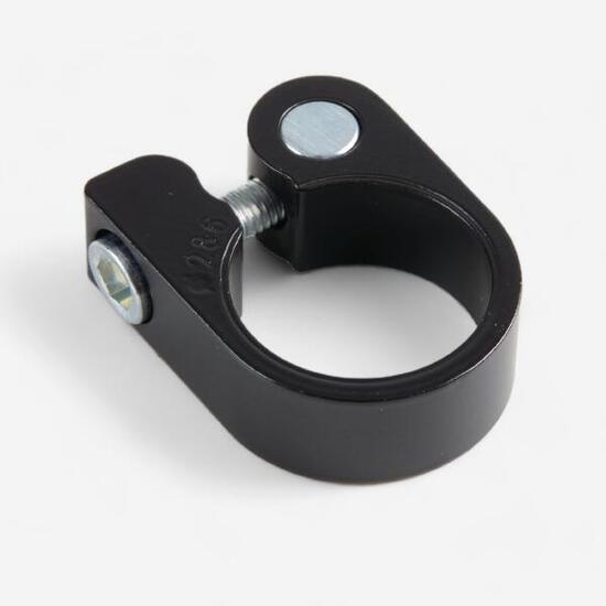 Collier de selle à vis 28.6 mm noir