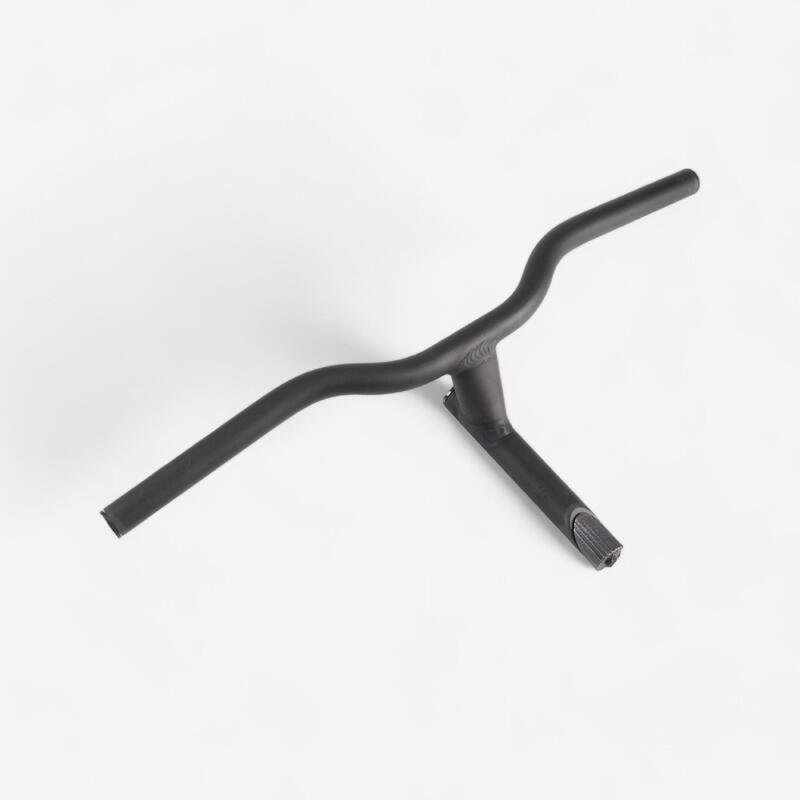 Handlebar Quill Stem 1" 19 mm Diameter 460 mm Long Aluminium Black