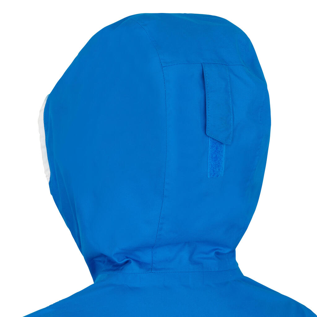 Chaqueta impermeable y rompevientos para niños Tribord Sailing 100 turquesa