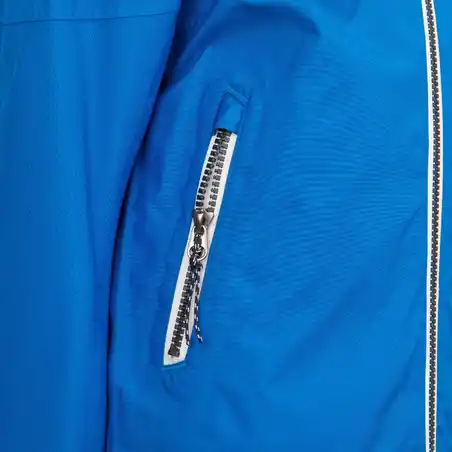 Kid's sailing waterproof jacket SAILING 100 - bright blue