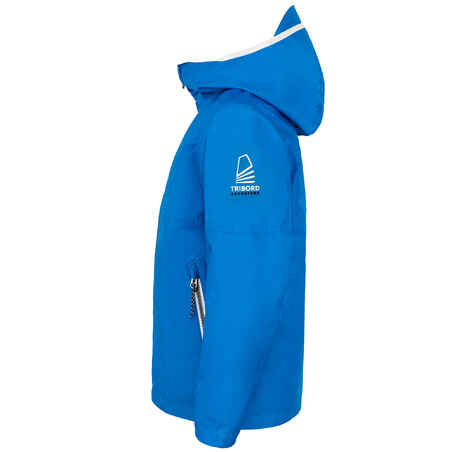 Chaqueta Vela Sailing 100 Niños Azul Intenso Impermeable