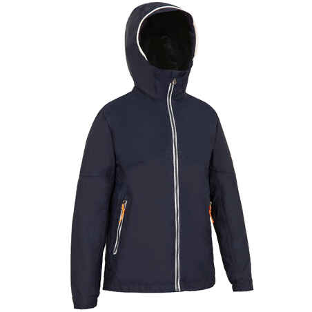 Kid's sailing waterproof jacket SAILING 100 - navy blue