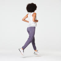 Pantalon de jogging running respirant femme - Dry mauve