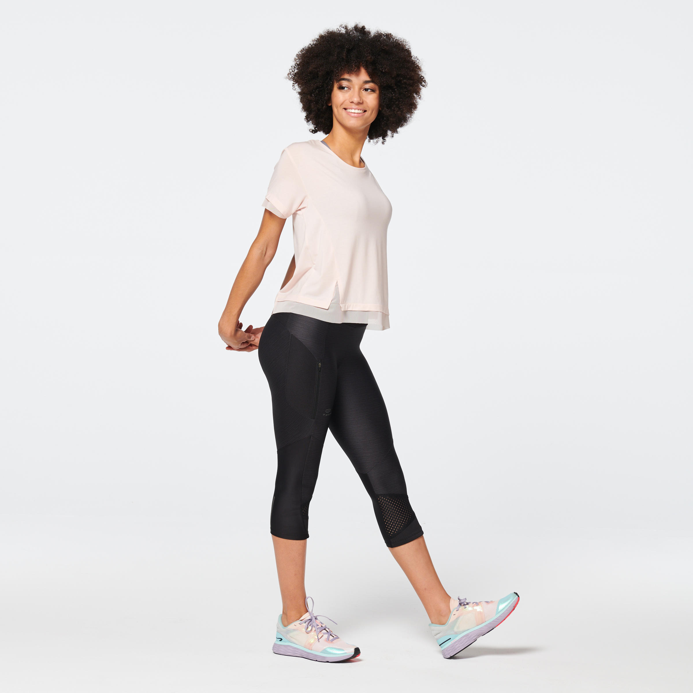 Feel Women's Running Breathable Short-Sleeved T-shirt - pink 43/56