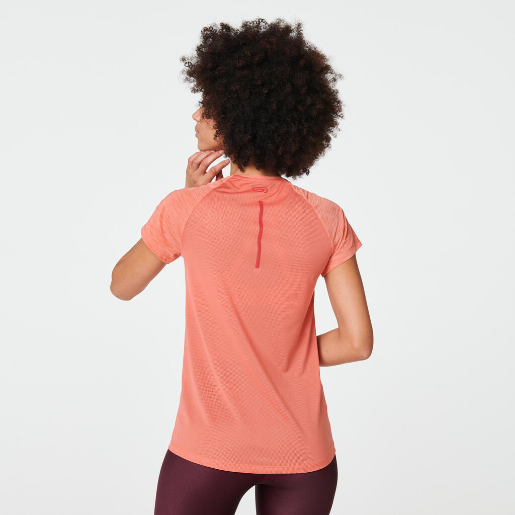 Laufshirt kurzarm Run Light Damen orange