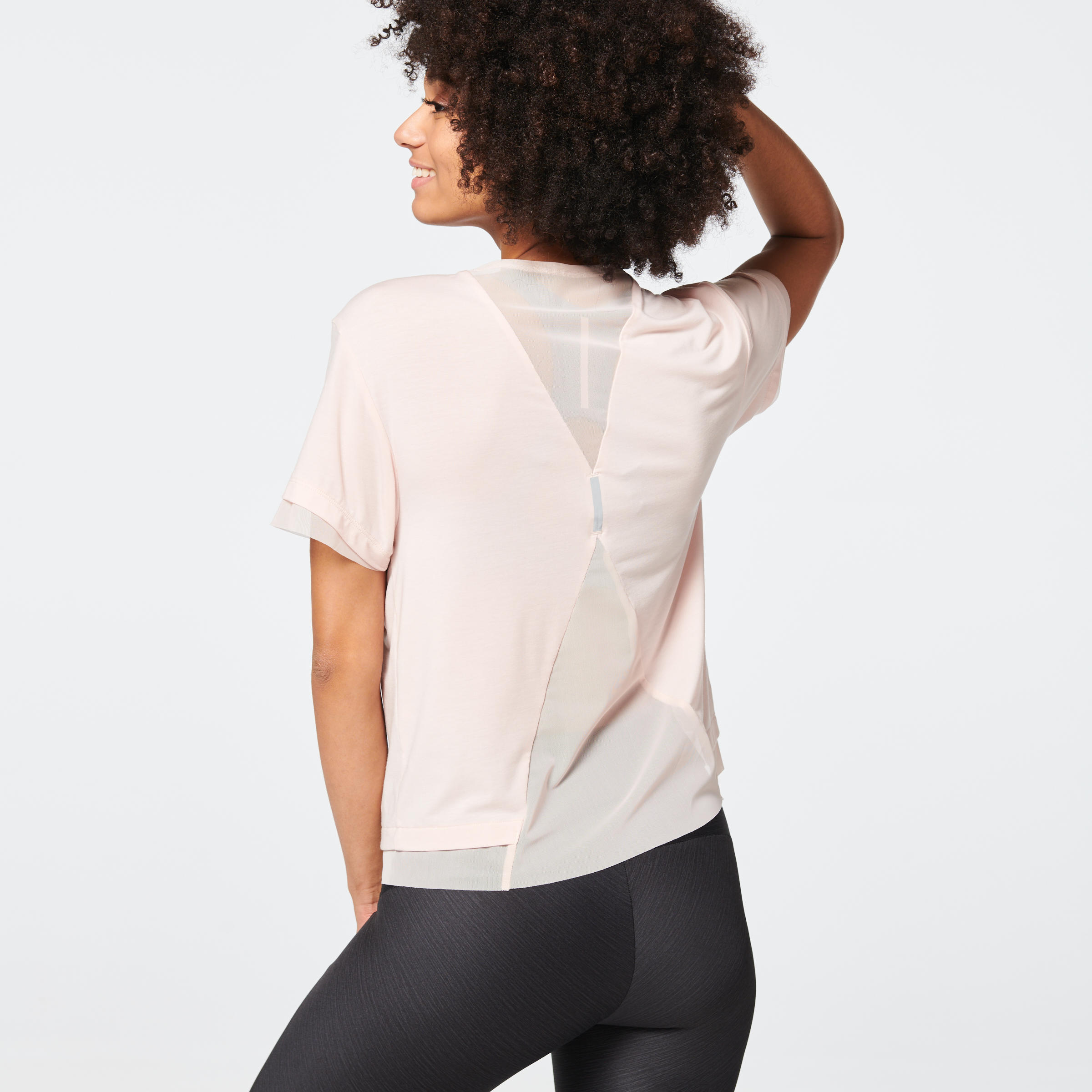 Feel Women's Running Breathable Short-Sleeved T-shirt - pink 42/56