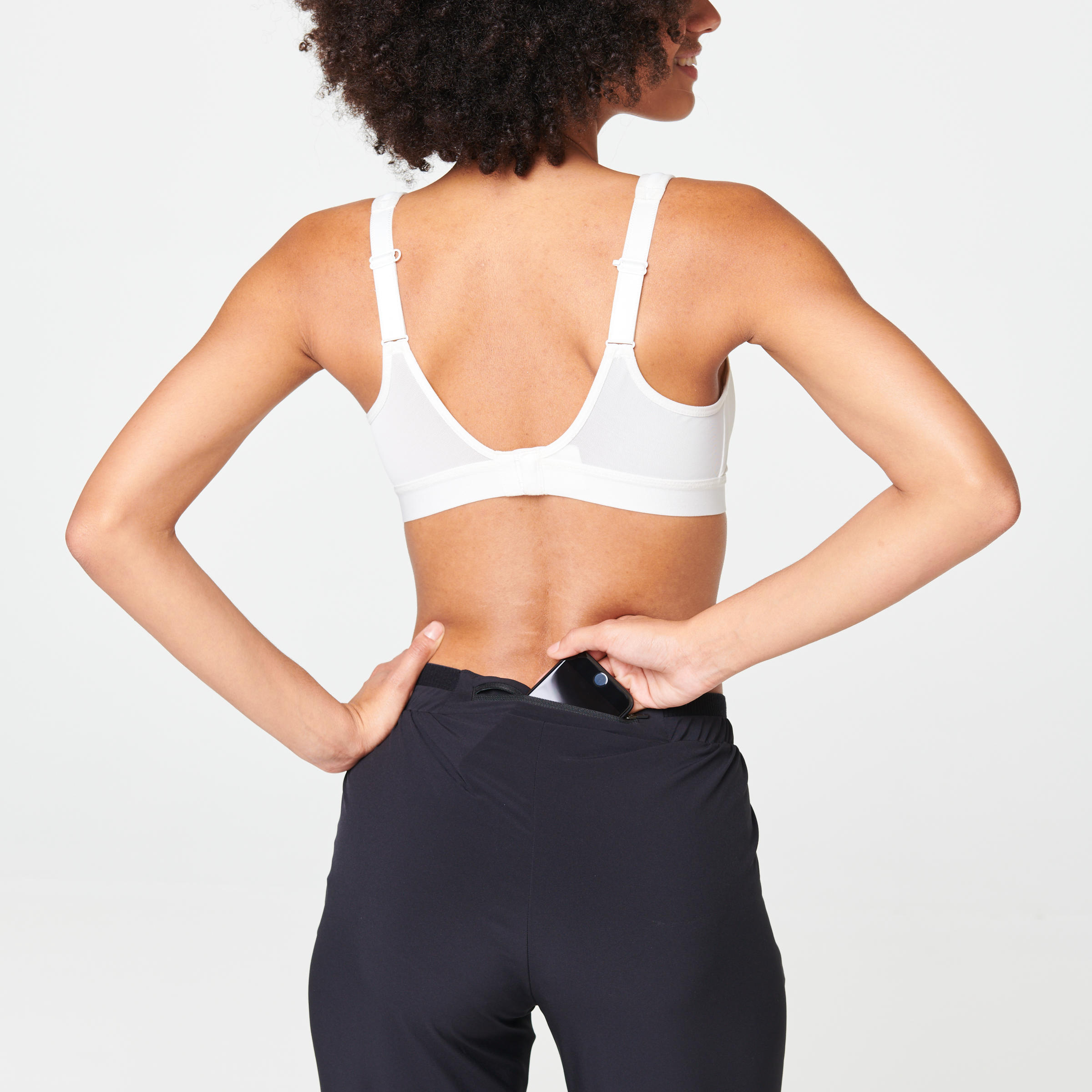 Pantalón de running  para Mujer Kalenji Dry 500 - Negro 4/5