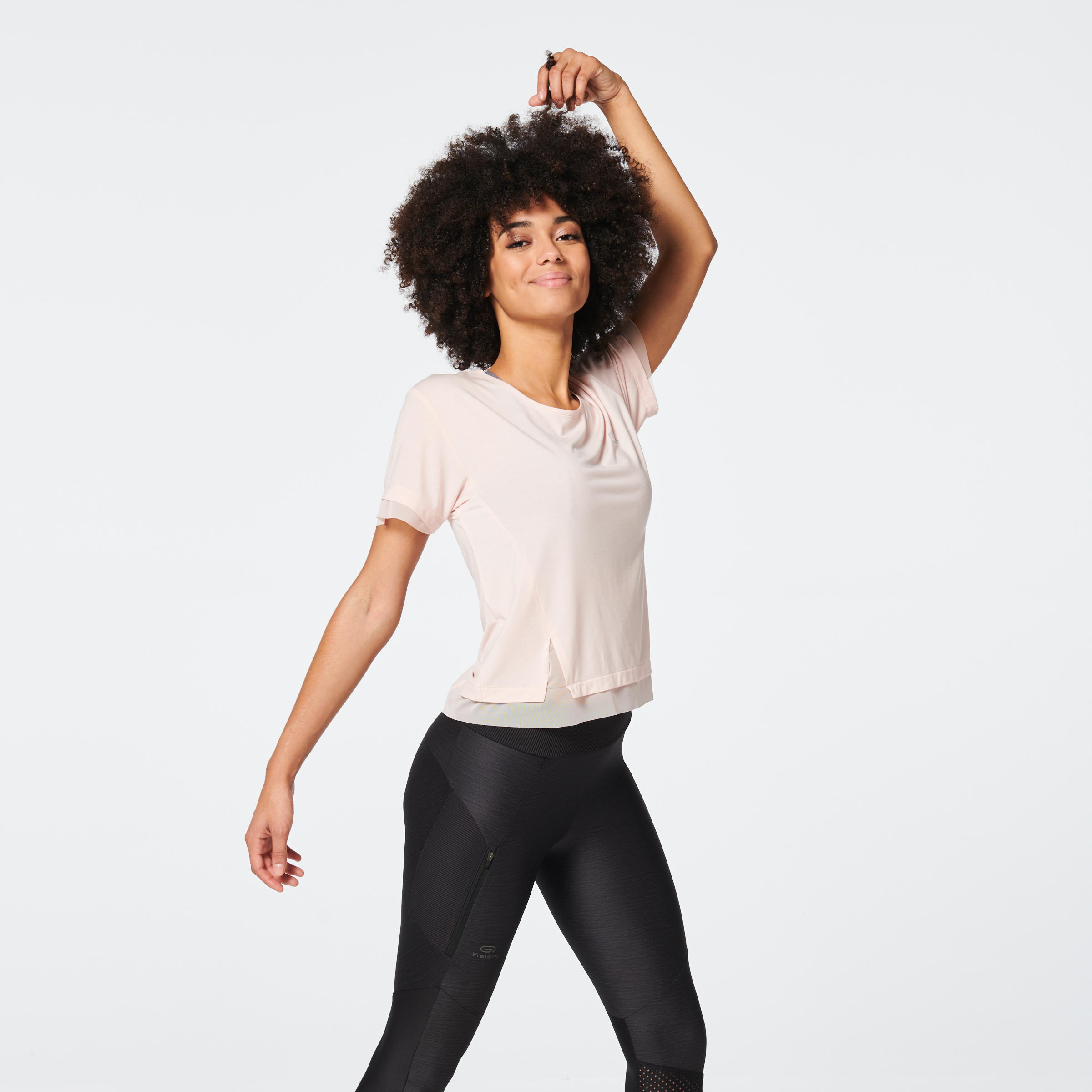 Feel Women's Running Breathable Short-Sleeved T-shirt - pink 38/56