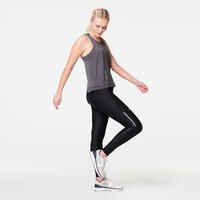 Leggings running Mujer - KIPRUN Run 100 negro