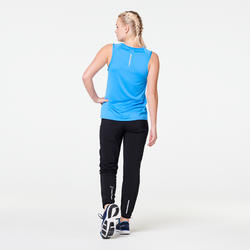 Débardeur respirant running femme - Dry bleu