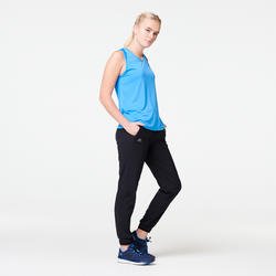 Débardeur respirant running femme - Dry bleu