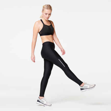 Leggings running Mujer - KIPRUN Run 100 negro