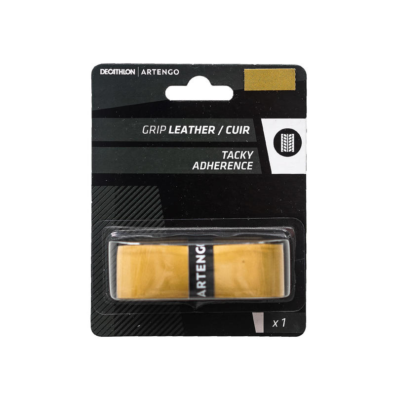 Leather Tennis Grip Brown Decathlon