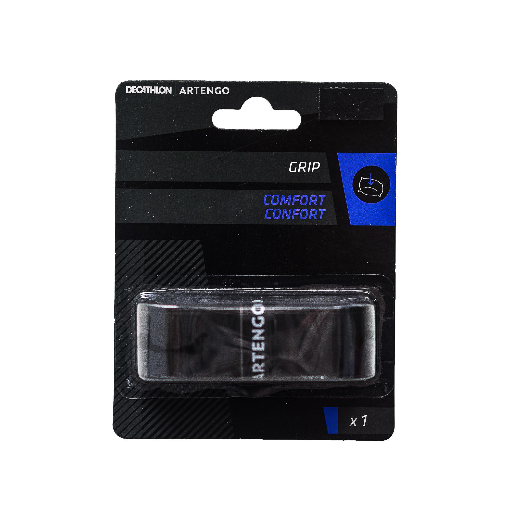 Tennis Racket Base Grip Comfort Black