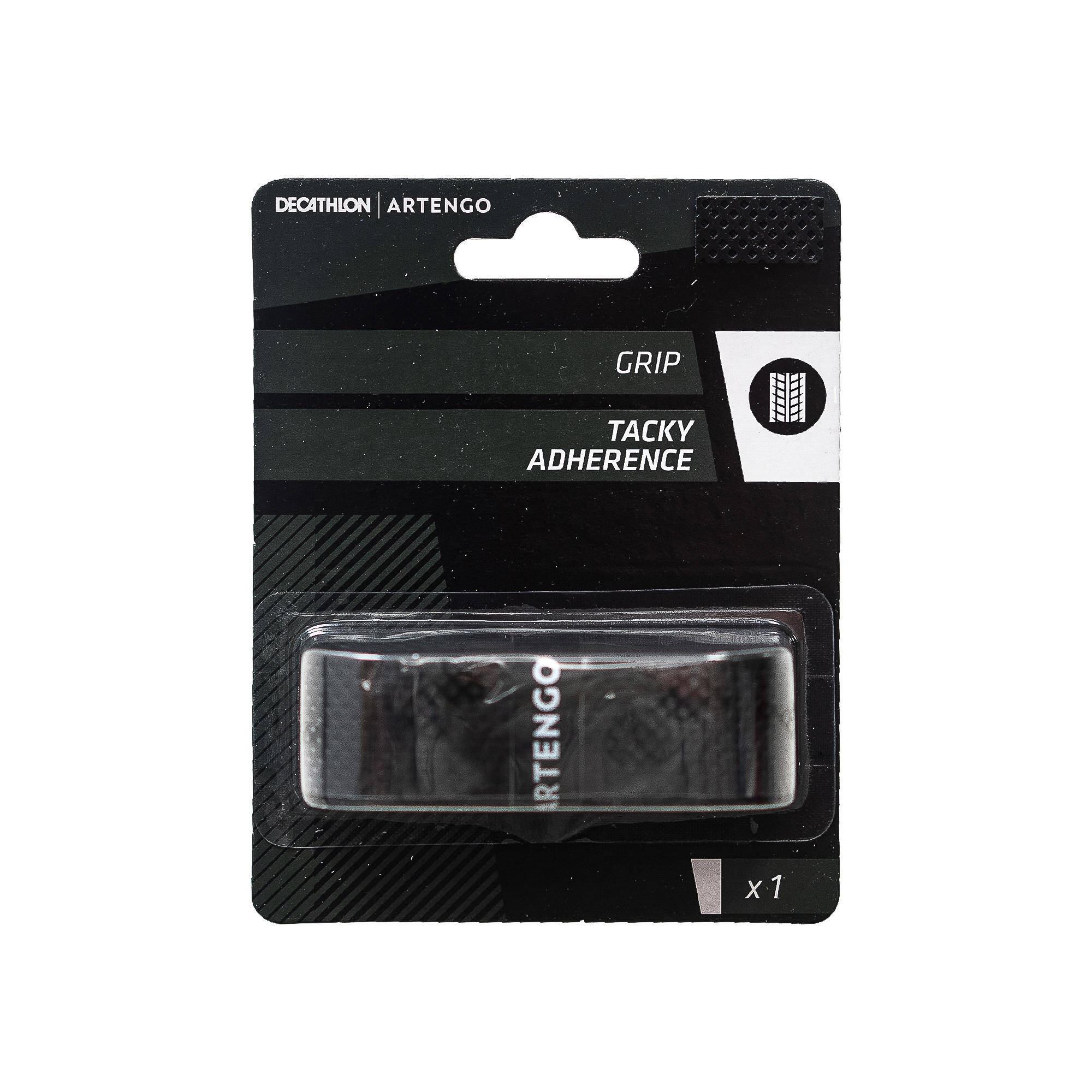 Tennis Racket Base Grip Tacky Black x1 -  1