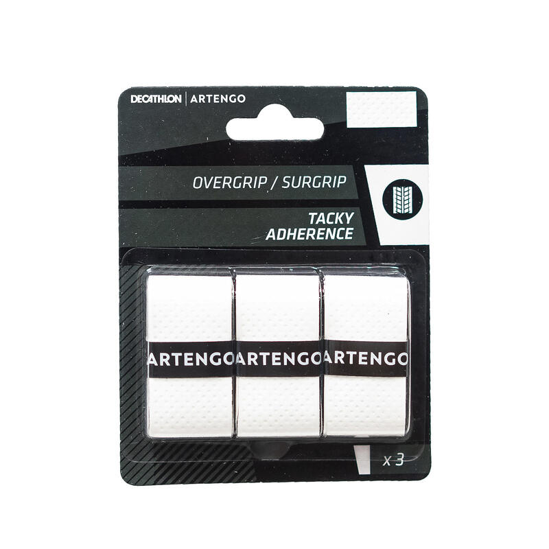 Set 3 Overgrip Tenis Tacky Alb
