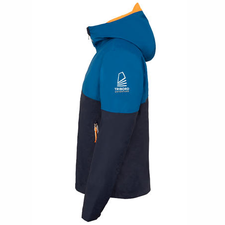 Куртка дитяча 100 для вітрильного спорту, водонепроникна - Темно-синя