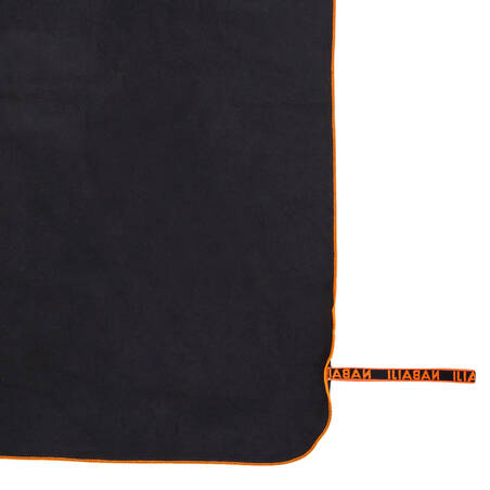 Handuk Renang Traveling Microfiber Ukuran XL 110 x 175 cm - Hitam