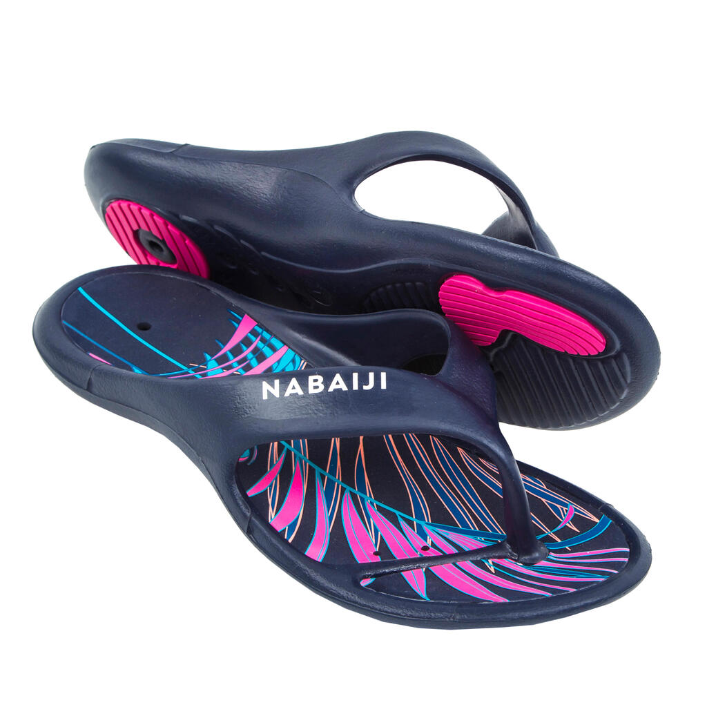 Zehensandalen Tonga 500 Damen blau