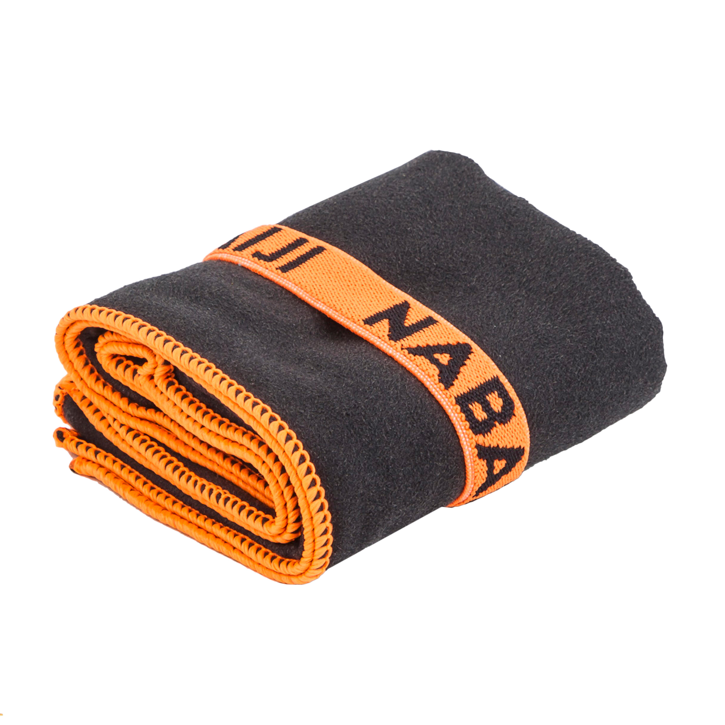 Serviette de bain en microfibre taille P 39 x 55 cm - noir - NABAIJI