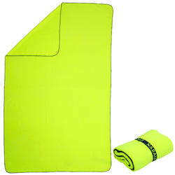 Toalla Microfibra Amarillo Ultracompacta Talla XL 110 x 175 cm