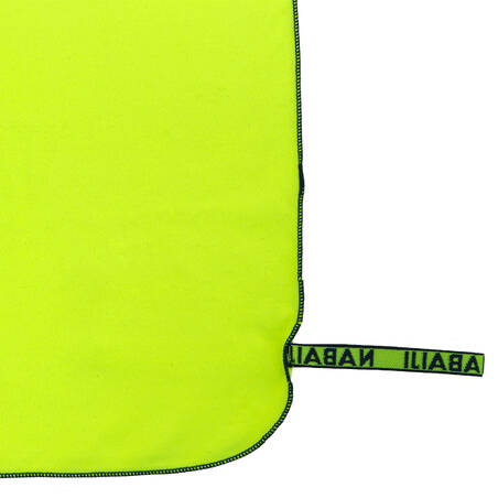 Swimming Microfibre Towel Size L 80 x 130 cm - Neon Yellow