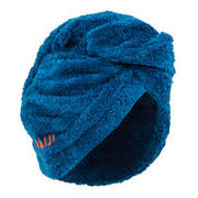 Swimming Microfiber Soft Hair Towel Dark Blue