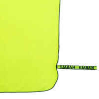 Microfibre Pool Towel Size XL 110 x 175 cm - Neon Yellow