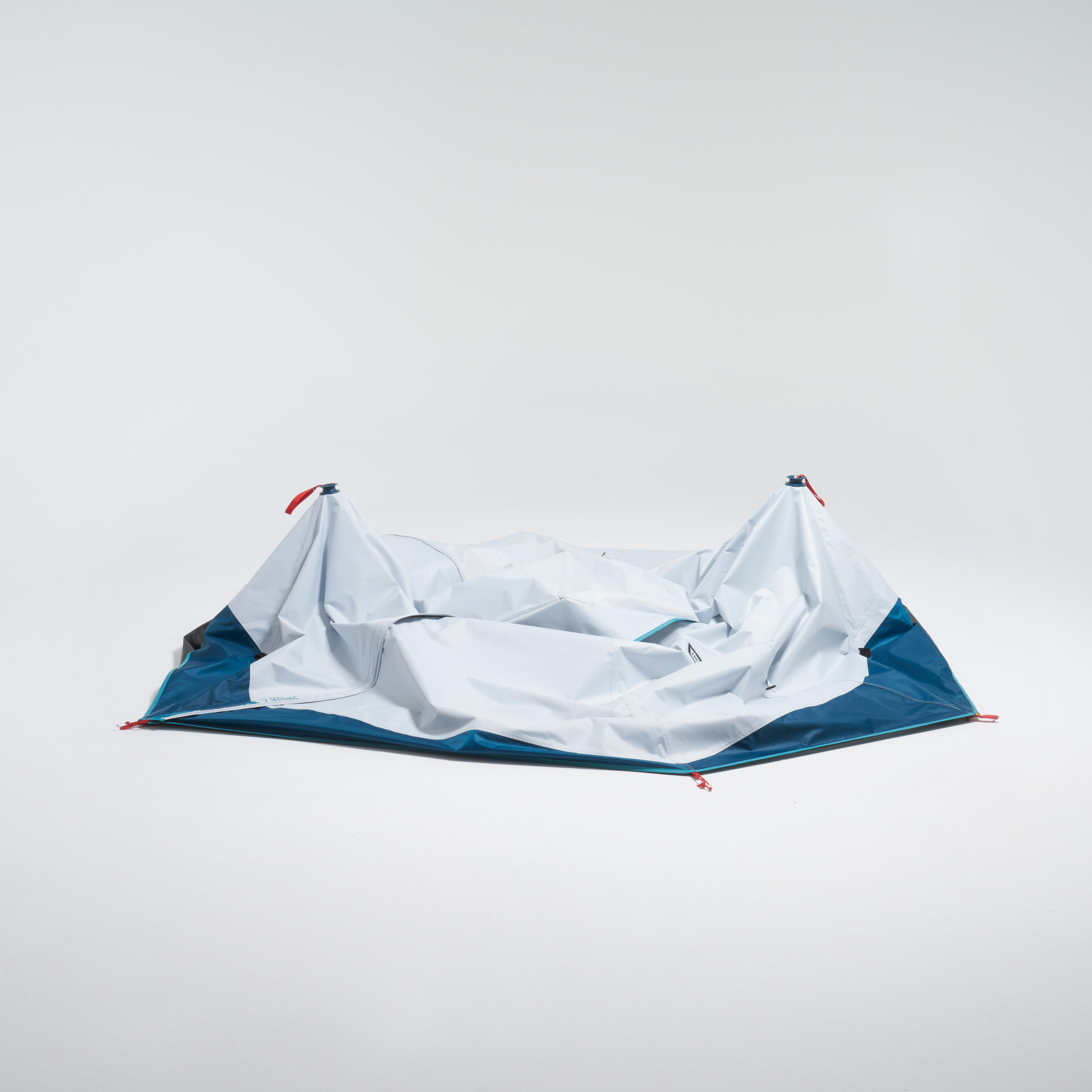 2-person Camping Tent, 2 Seconds Easy Fresh & Black - QUECHUA