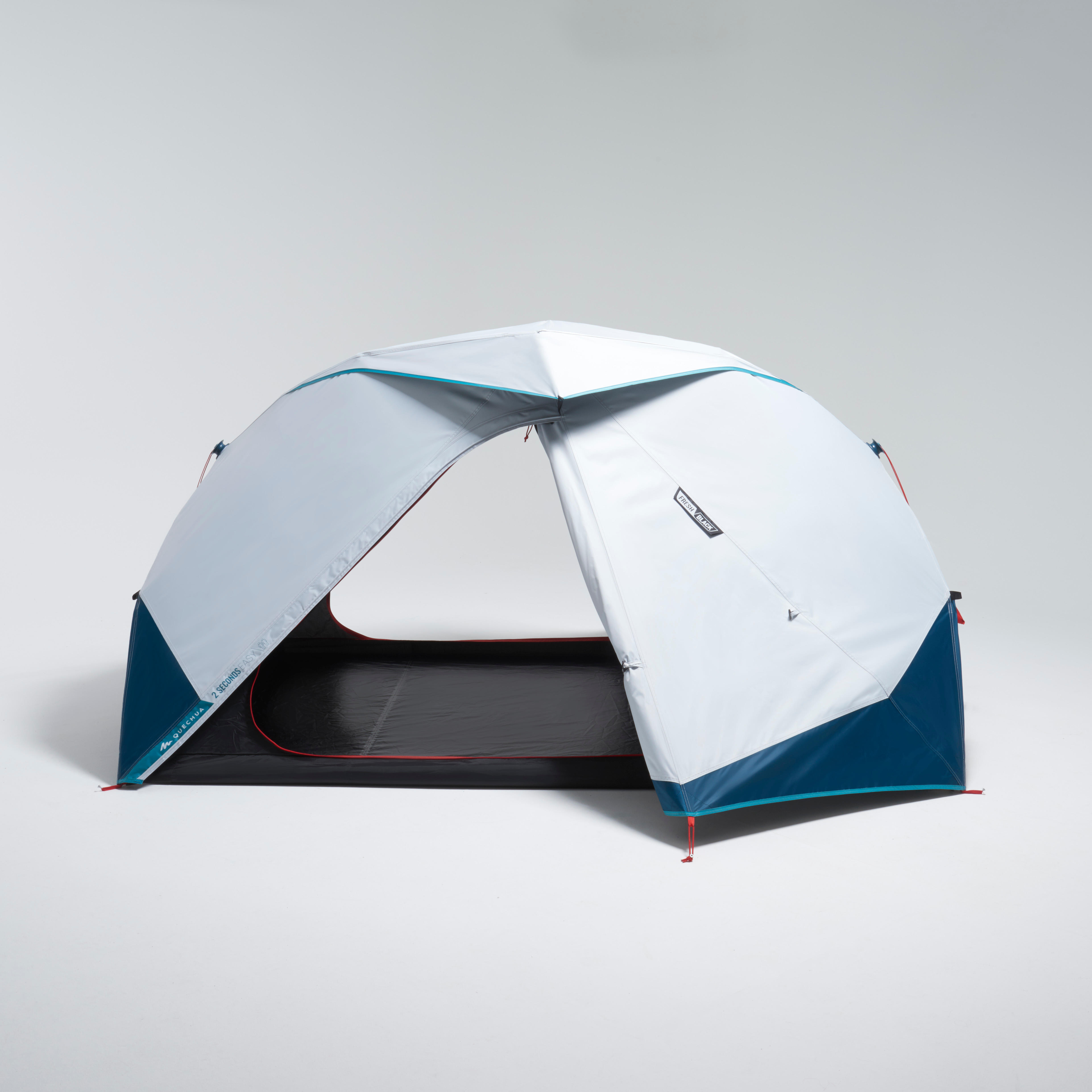 Instant 2-person camping tent, 2 Seconds Easy Fresh & Black