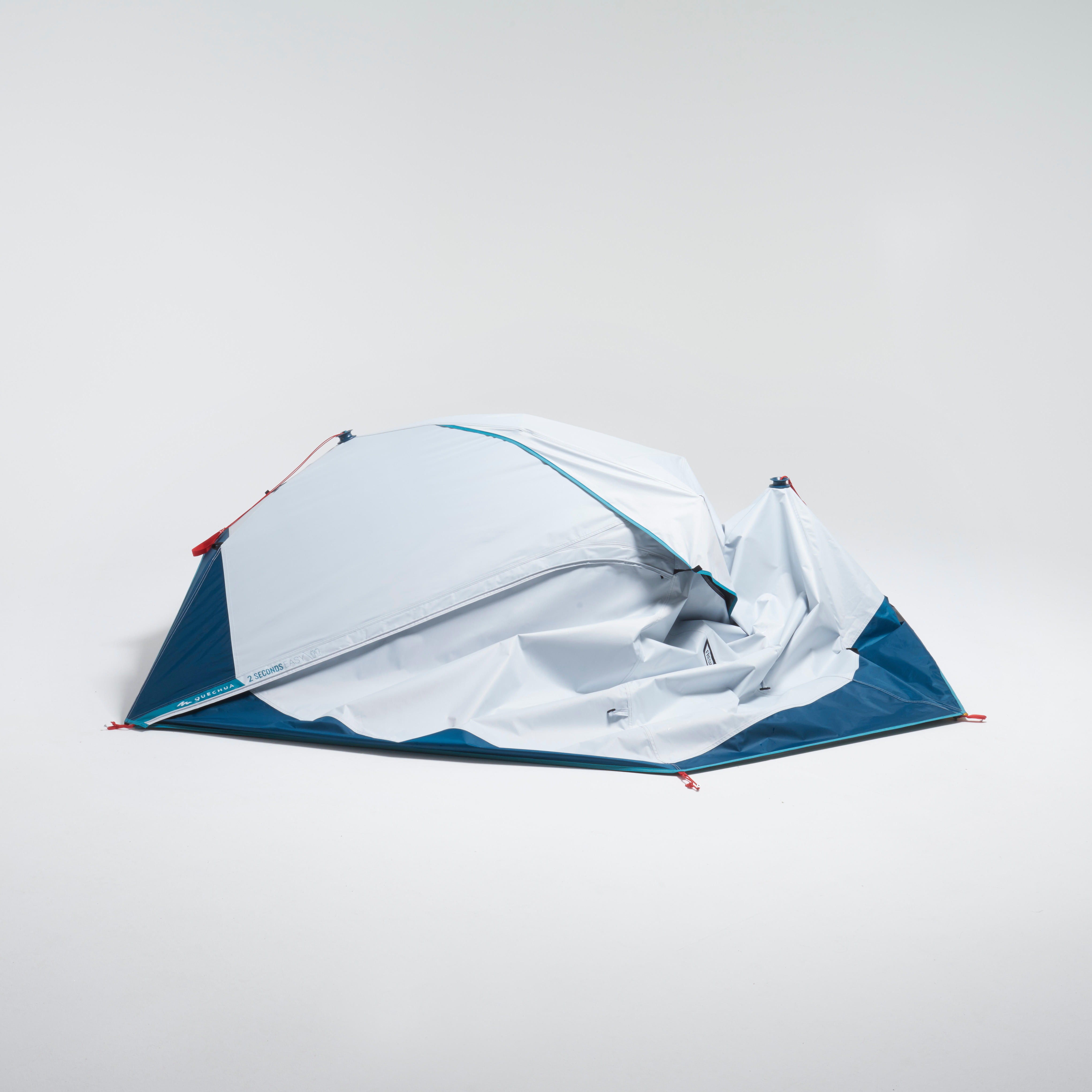 2-person Camping Tent, 2 Seconds Easy Fresh & Black - QUECHUA