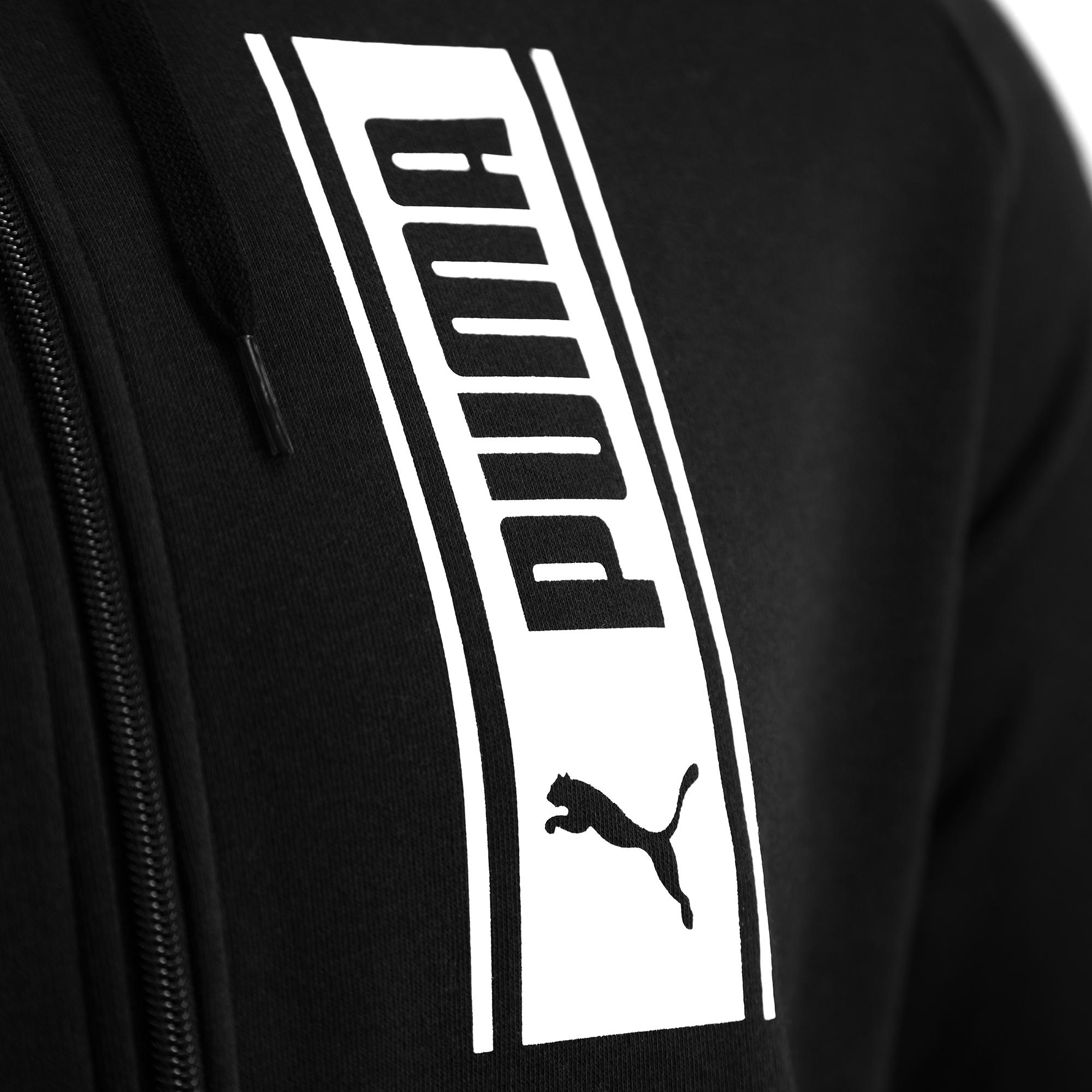 PUMA PÁNSKA MIKINA S KAPUCŇOU NA CVIČENIE ČIERNA L · záber 5