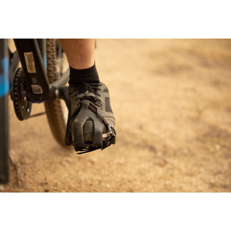 B'TWIN Universal Resin Bike Toe Clips Decathlon