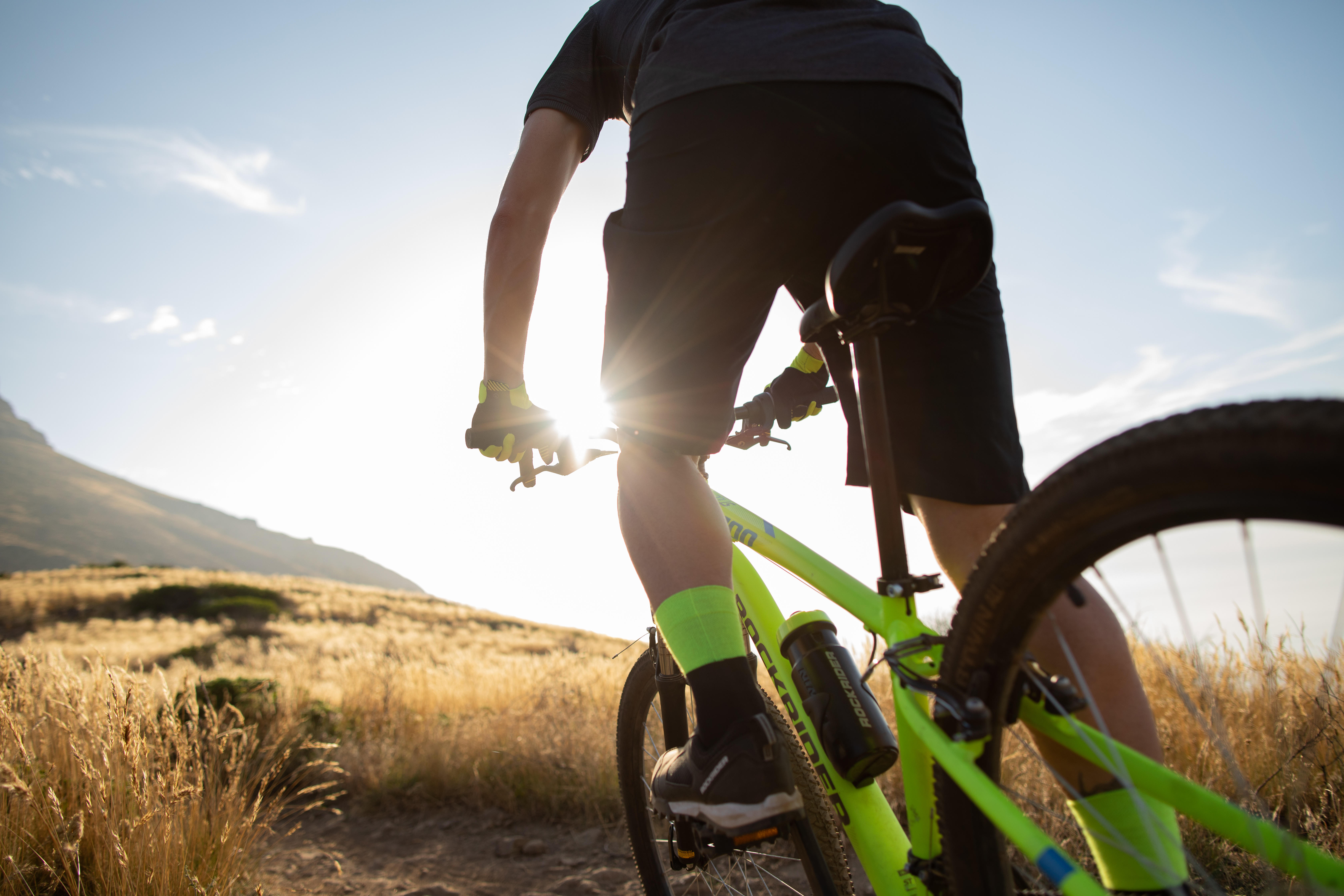 Vélo de montagne 27.5 po Microshift -  ST 100 jaune - ROCKRIDER