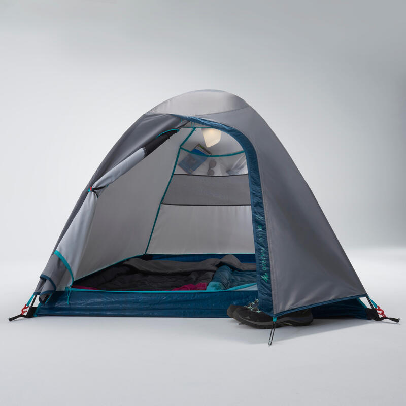 Mh100 Camping Tent 2 Man Quechua Decathlon