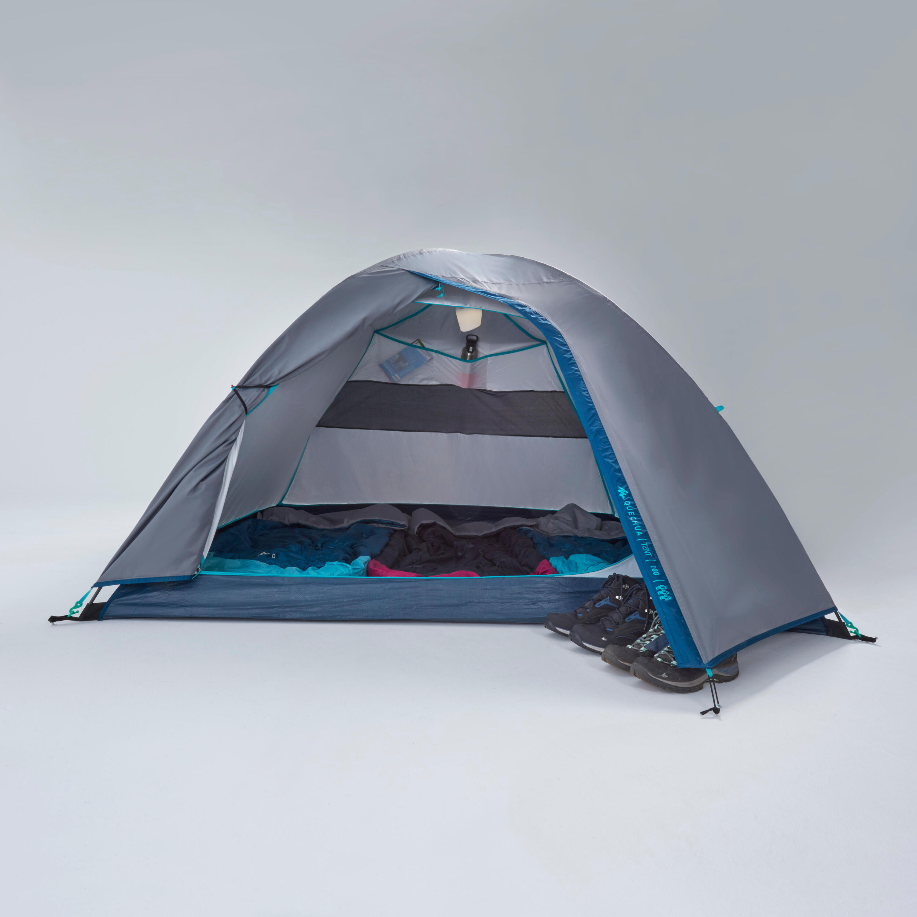 Tenda campeggio MH100 3 posti | grigia 25/56