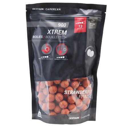 Boilies Carp Fishing XTREM 900 Strawberry 20mm 1kg