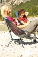 LOW CAMPING CHAIR 500 L - COMPACT AND FOLDABLE