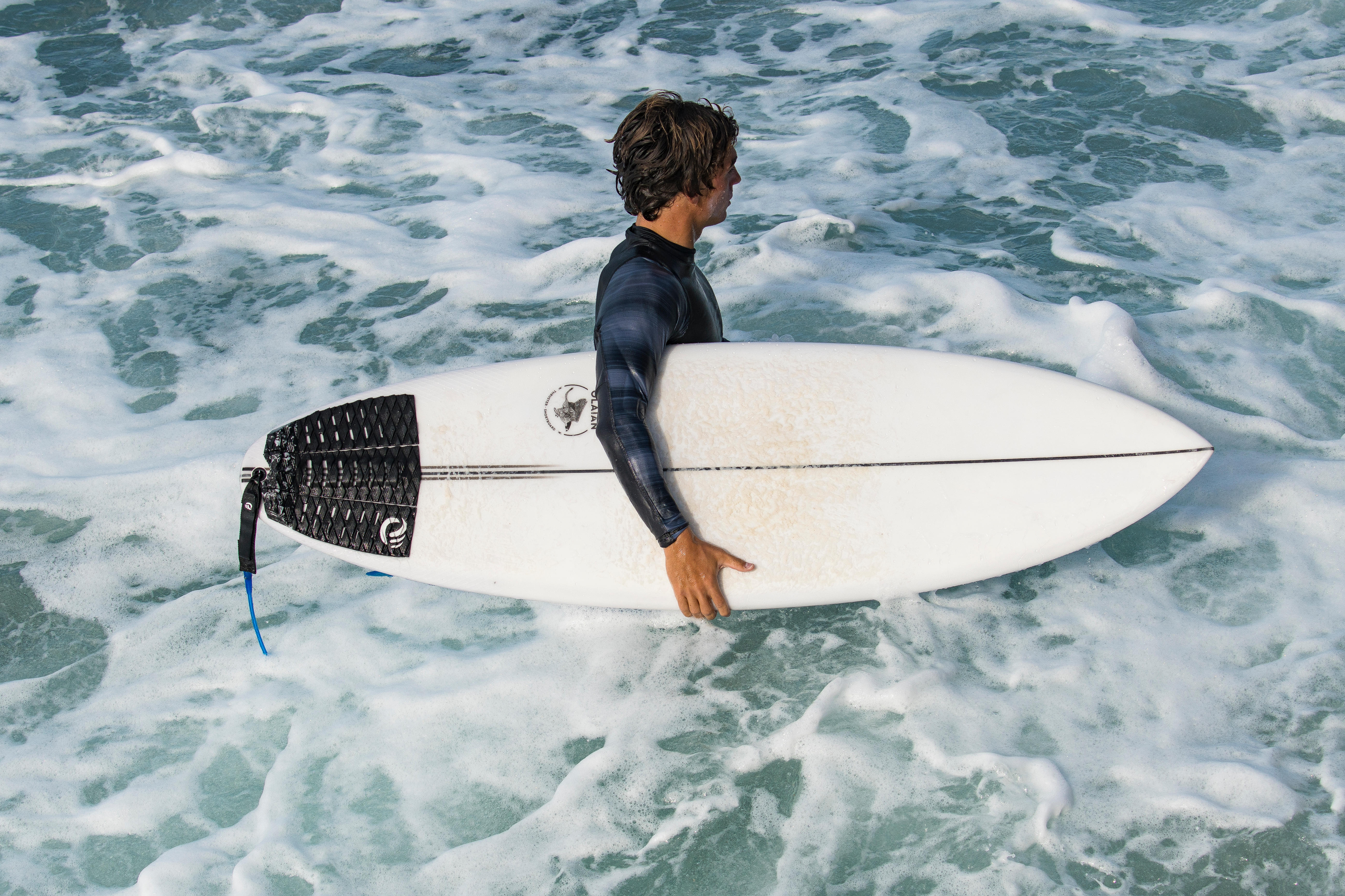 Men Surfing Long sleeve UV Protection(UPF50+)- 500 Black