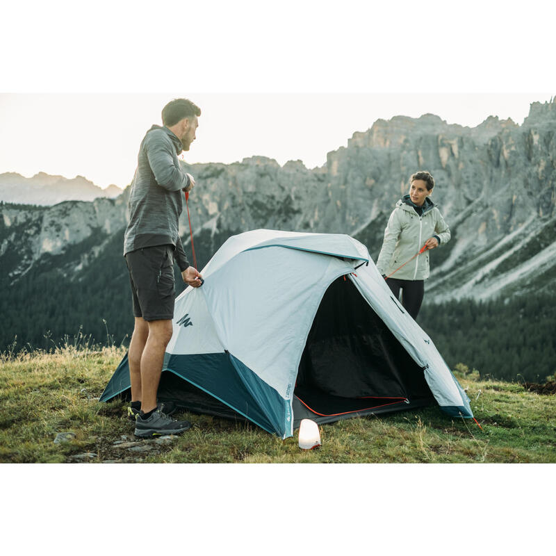 Cort de camping cu montare instantanee 2 locuri, 2 Seconds easy Fresh & Black