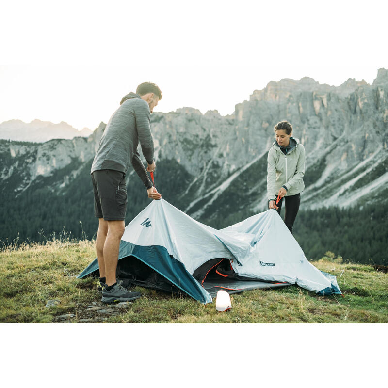 Cort de camping cu montare instantanee 2 locuri, 2 Seconds easy Fresh & Black
