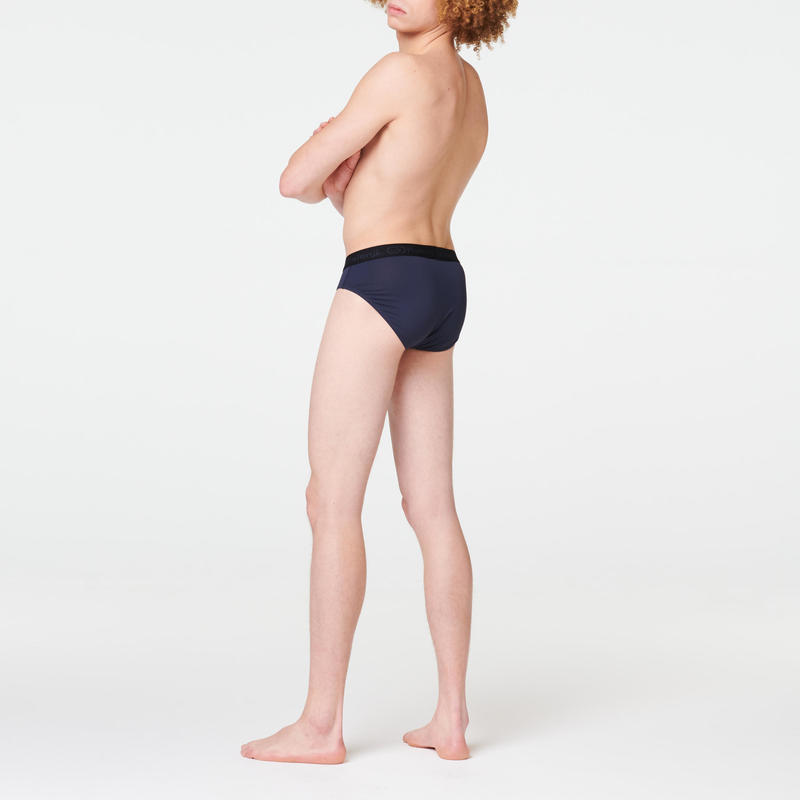 SLIP DE RUNNING HOMME RESPIRANT KALENJI GRIS MARINE Decathlon