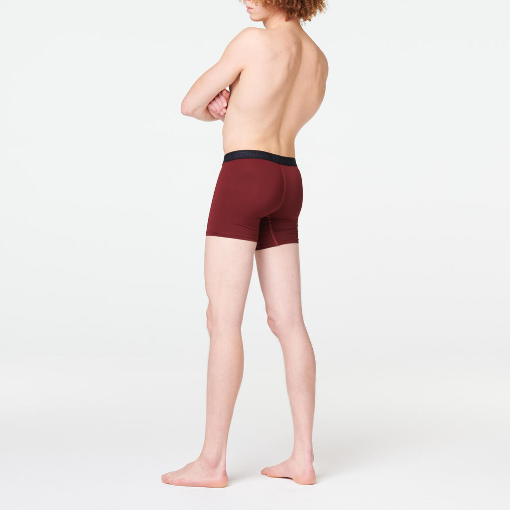 Boxer respirant en microfibre Homme - Olive