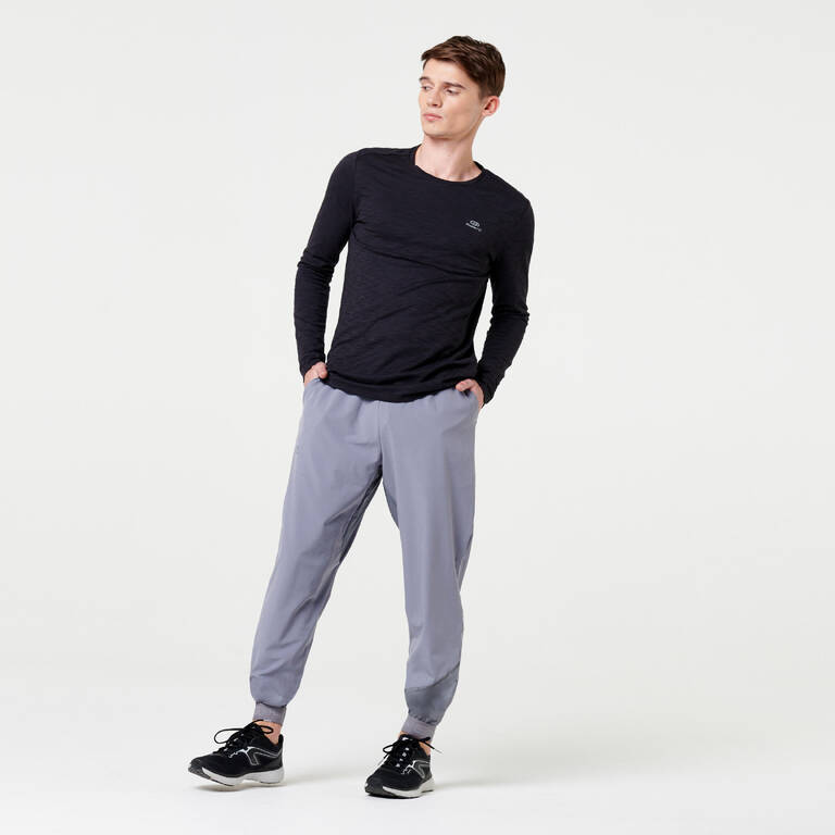 Men's Running Breathable Trousers Dry - pebble grey