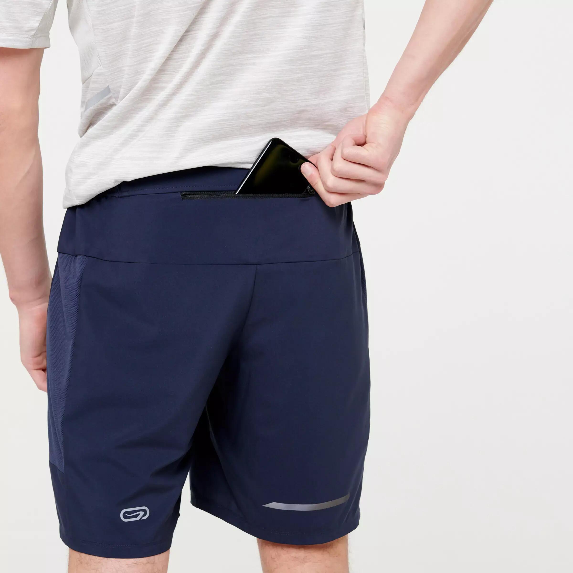 Men's Running Shorts Run Dry+ - abyss grey 4/5