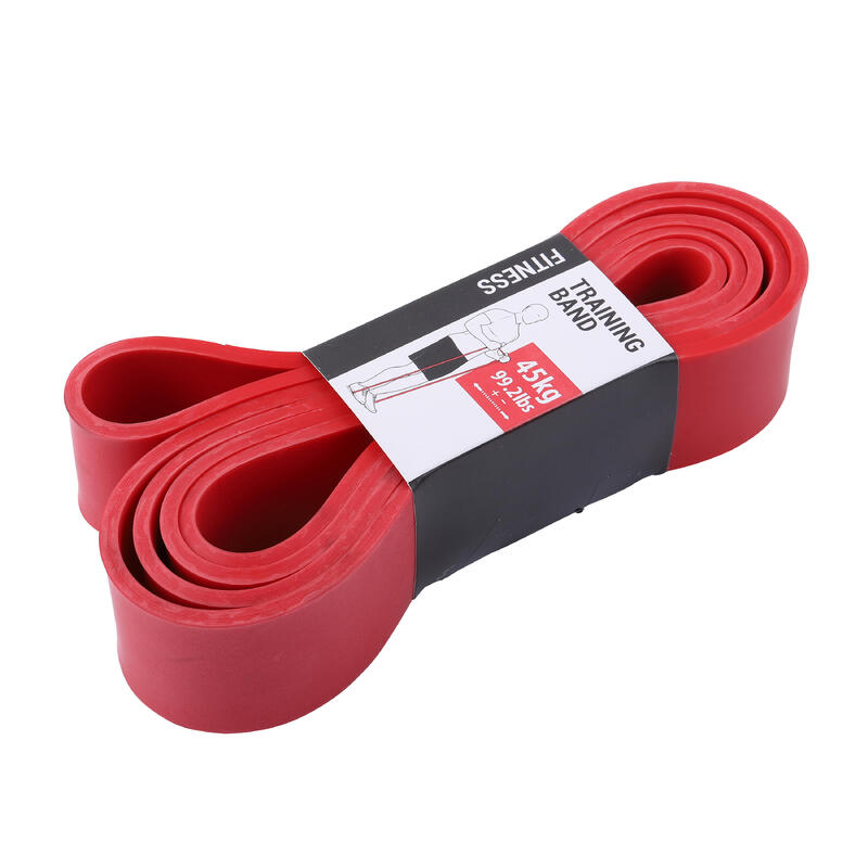 Elastico bodybuilding TRAINING BAND 45 kg rosso