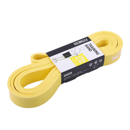 Compact and durable weight training resistance band, 25 kg