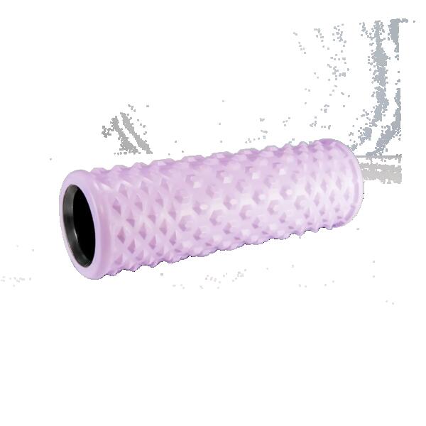 Purple textured hard foam roller